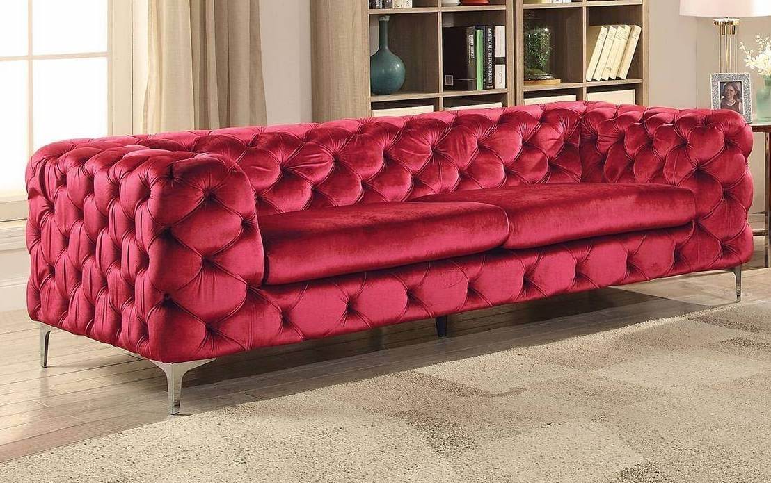 Adam Velvet Sofa