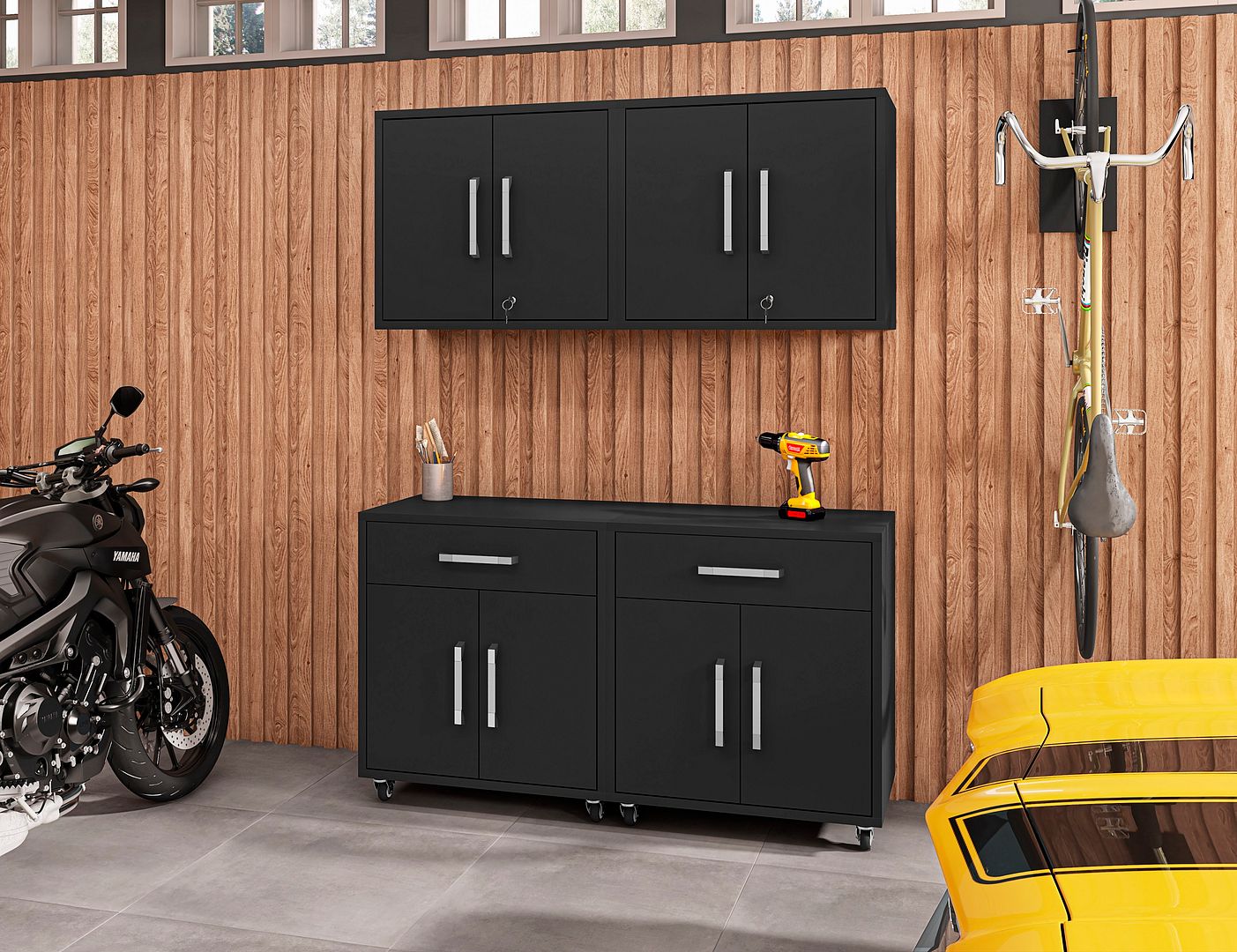 Eiffel 4-Piece Garage Storage Set