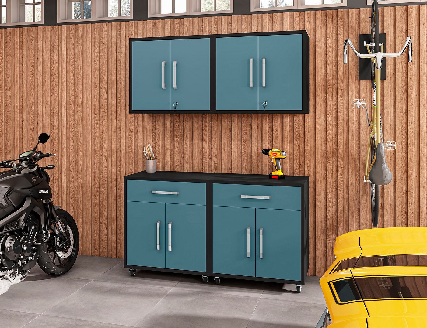 Eiffel 4-Piece Garage Storage Set