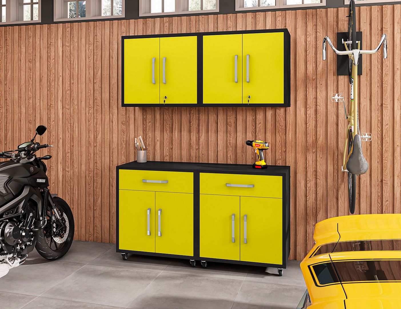 Eiffel 4-Piece Garage Storage Set