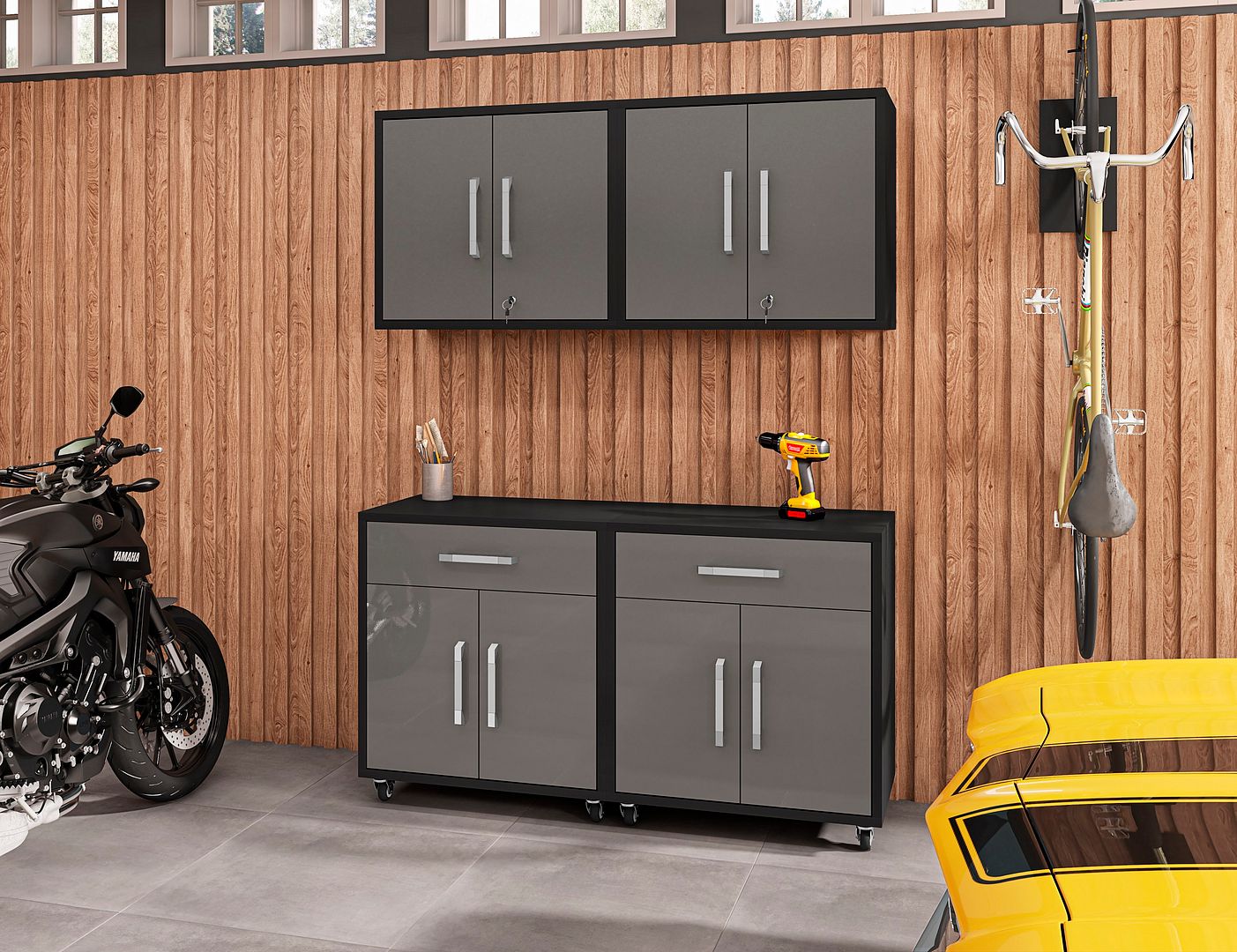 Eiffel 4-Piece Garage Storage Set