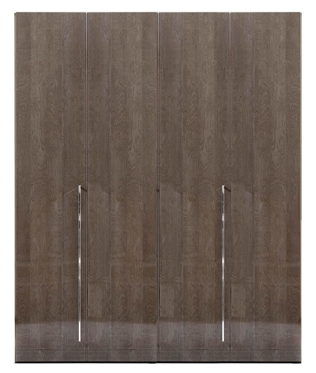 Kroma 4-Door Wardrobe 2 Mirror Doors Back