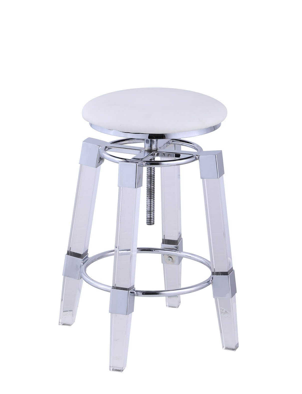 4038 Backless Adjustable PU Stool