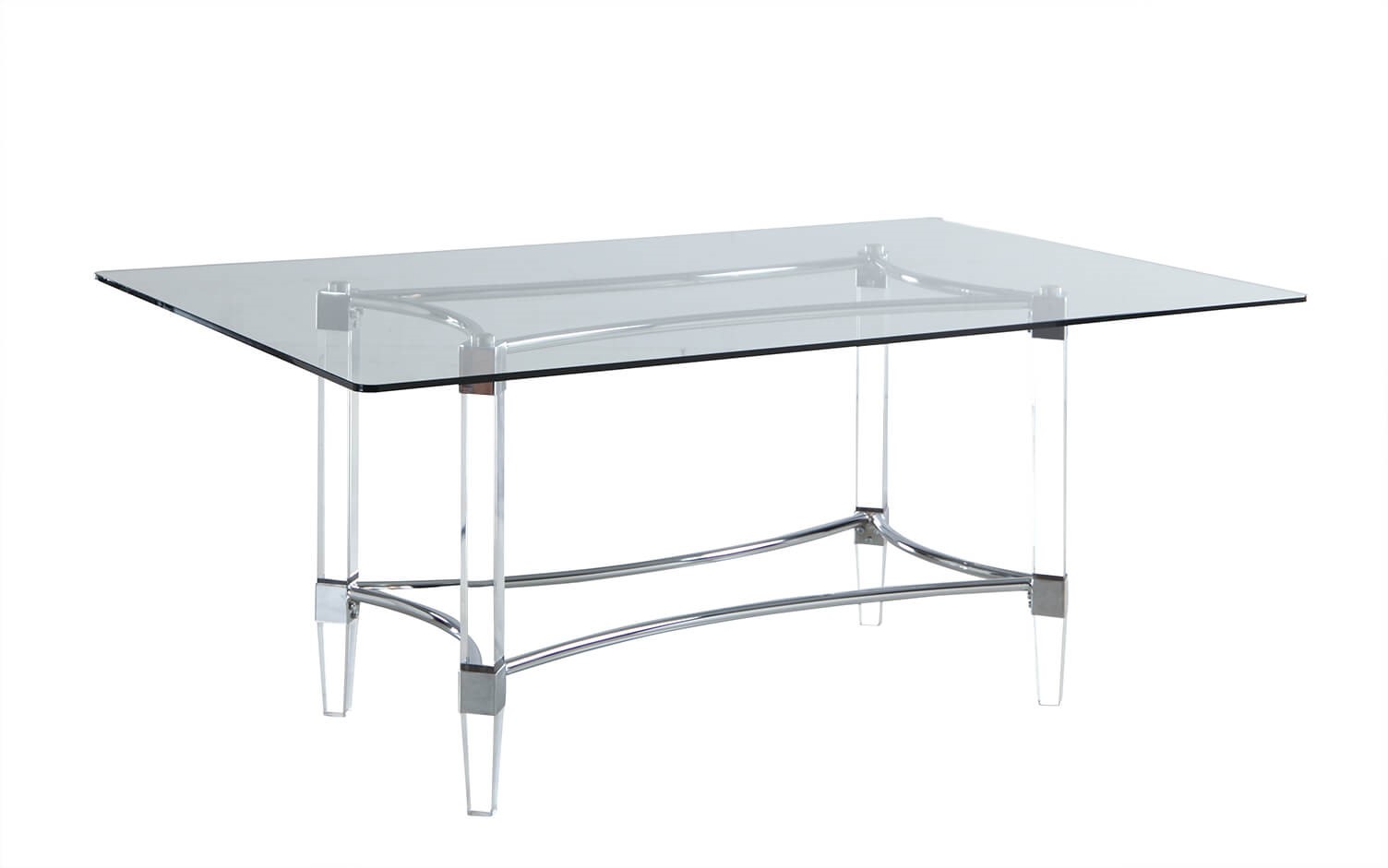 4038 Rectangular Glass Table