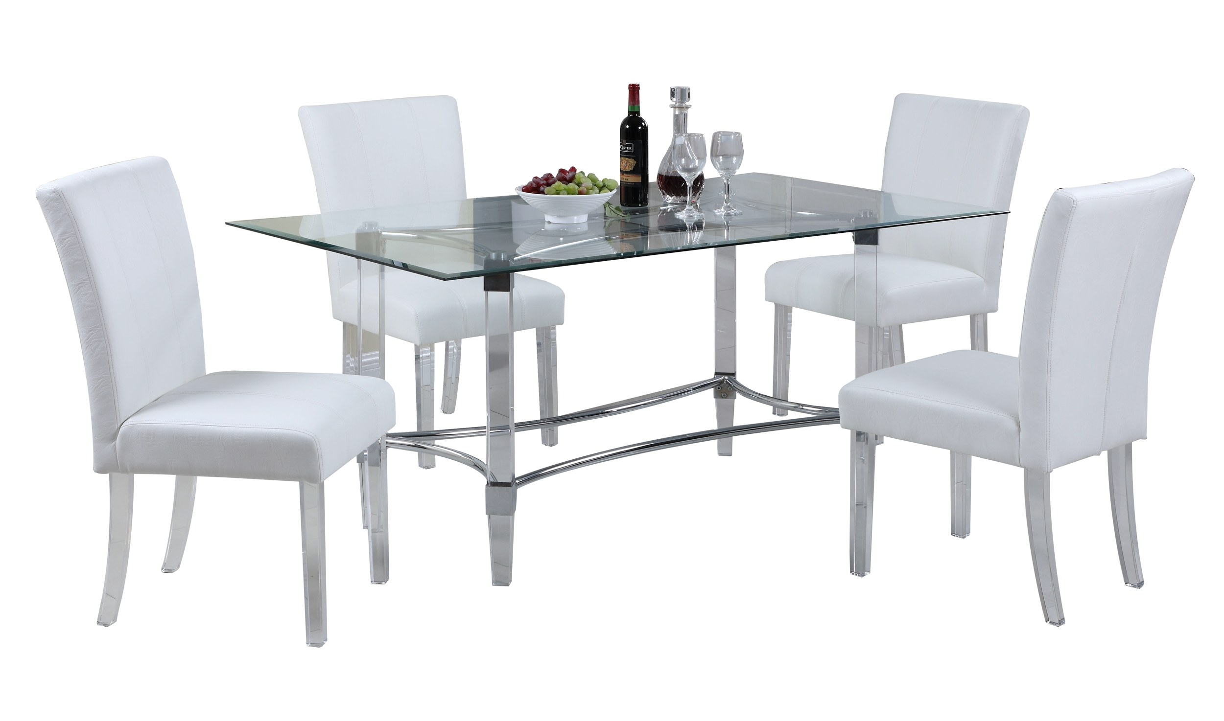 4038 Rectangular Glass Table
