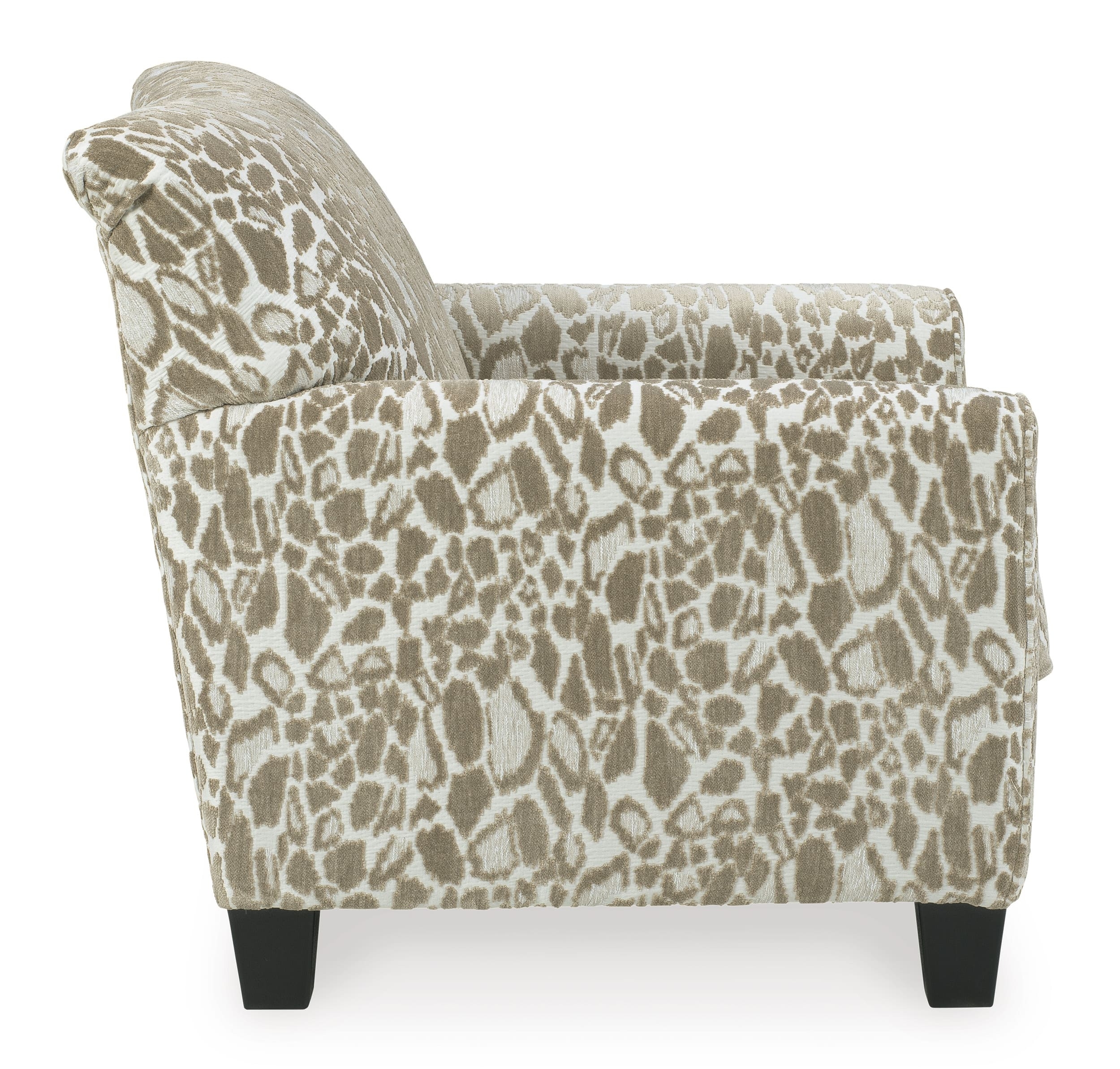 Dovemont Polyester Accent Putty Chair Side