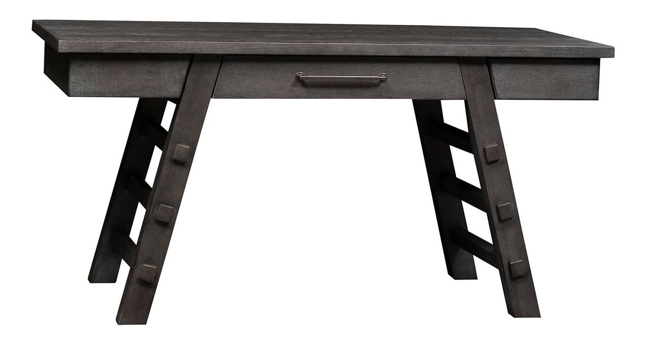Modern Farmhouse Living Room Table Set | Distressed Charcoal
