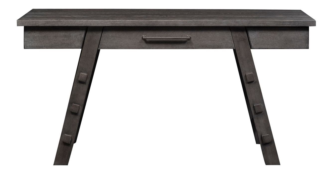 Modern Farmhouse Living Room Table Set | Distressed Charcoal