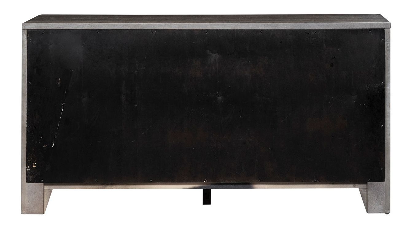 Modern Farmhouse Living Room Table Set | Distressed Charcoal