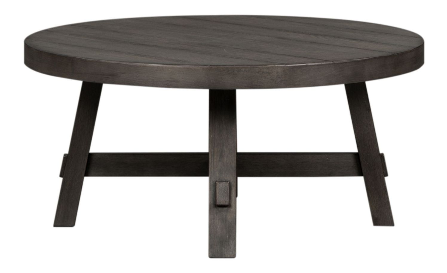 Modern Farmhouse Round Splay Leg Cocktail Table Set