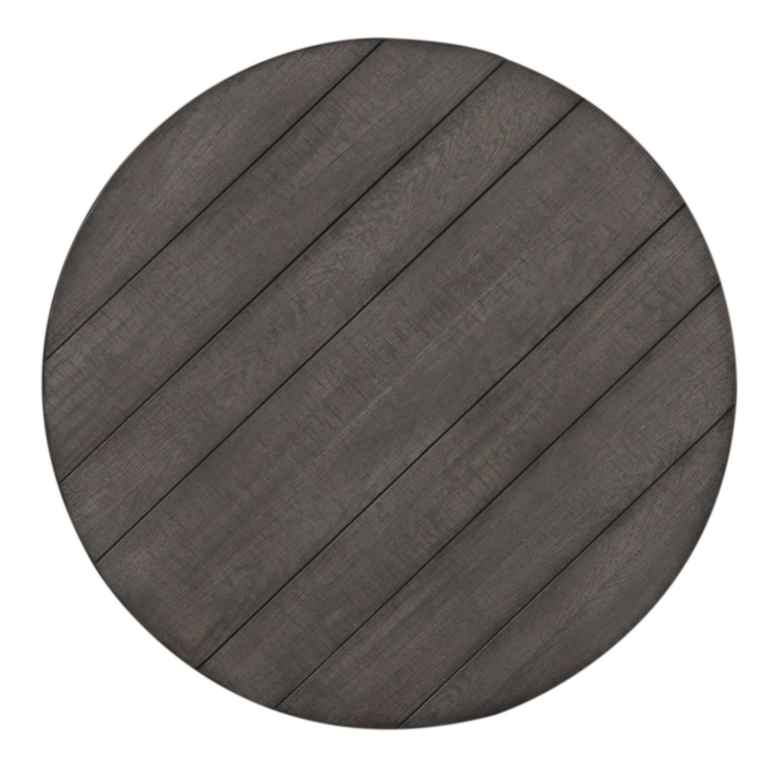 Modern Farmhouse Round Splay Leg Wood Cocktail Table