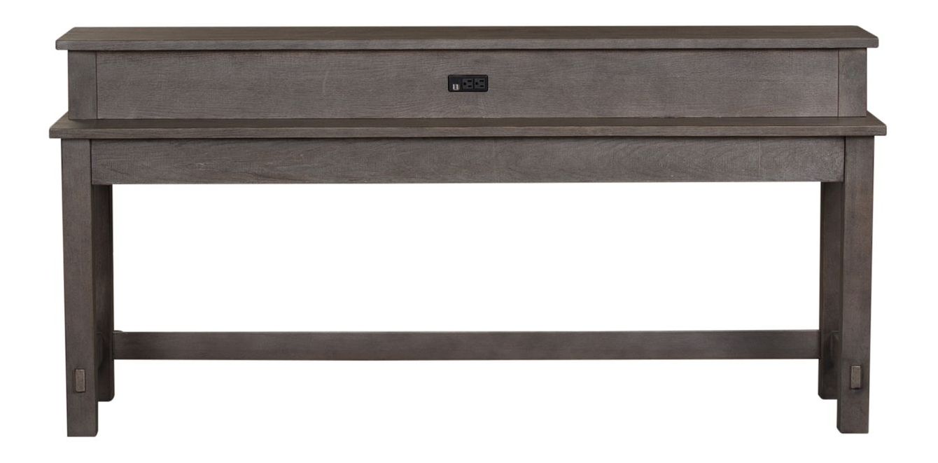 Modern Farmhouse Console Bar Table with USB & Power