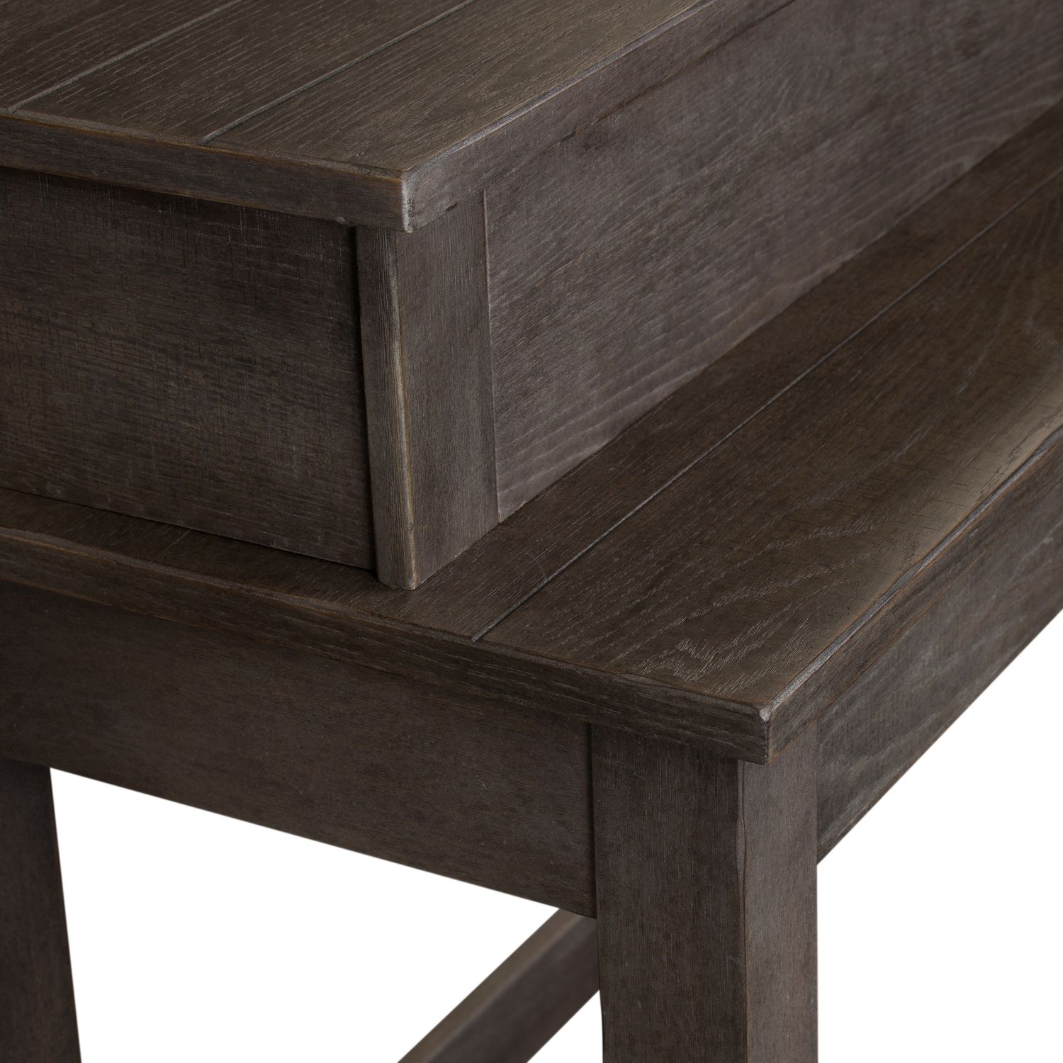 Modern Farmhouse Console Bar Table Set with Power