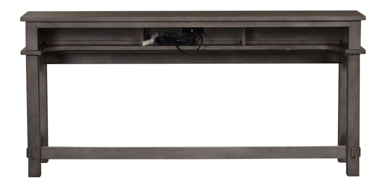 Modern Farmhouse Console Bar Table with USB & Power