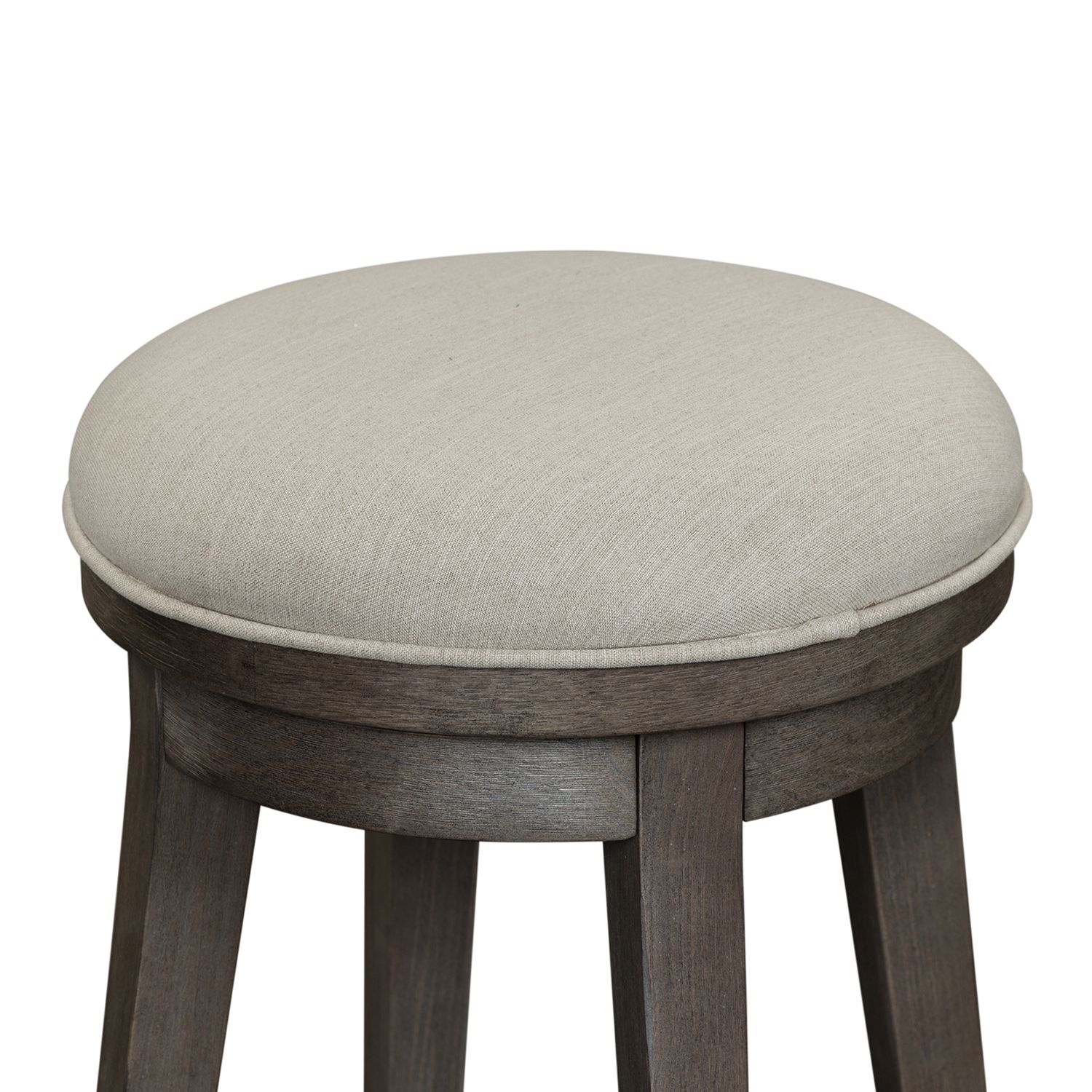 Modern Farmhouse Swivel Counter Stool | Upholstered Seat