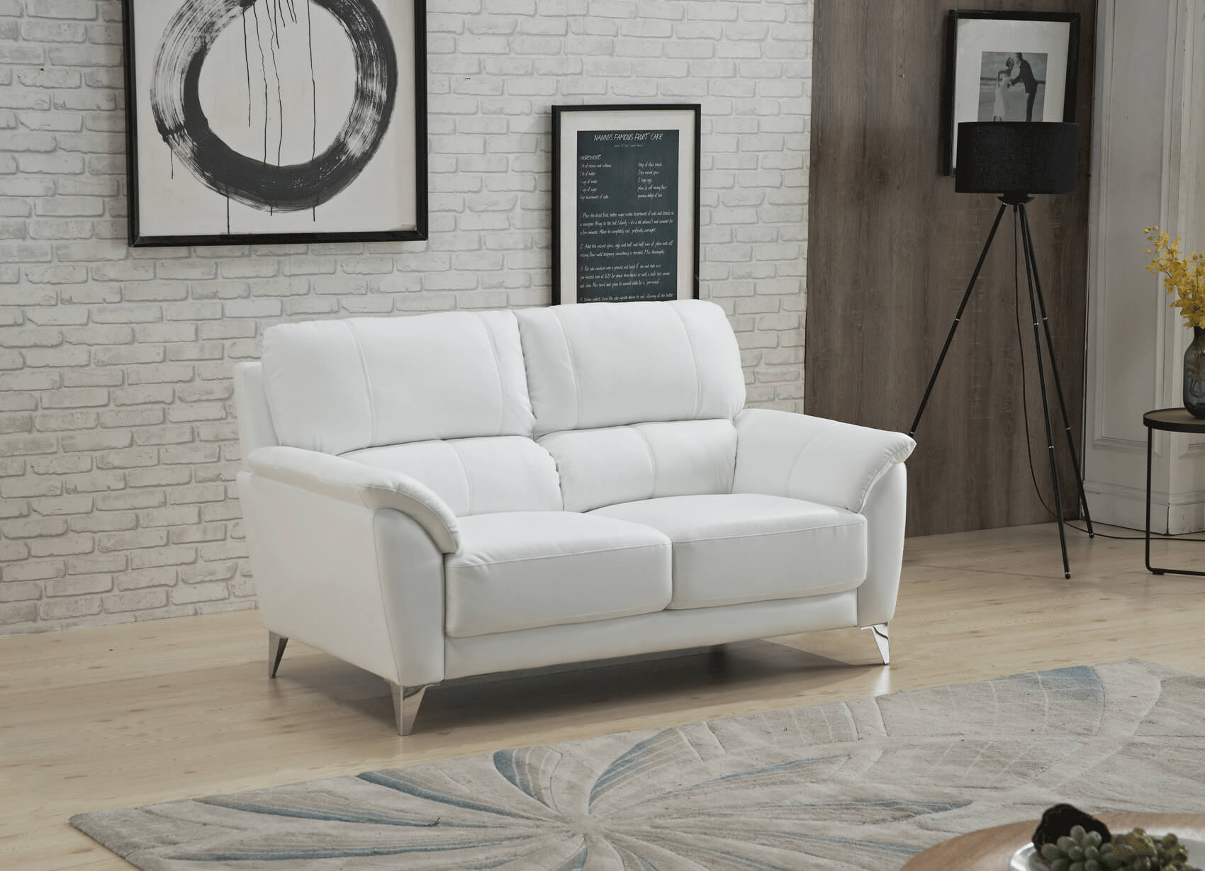 406 Leather/Eco-Leather Living Room Set by ESF Furniture