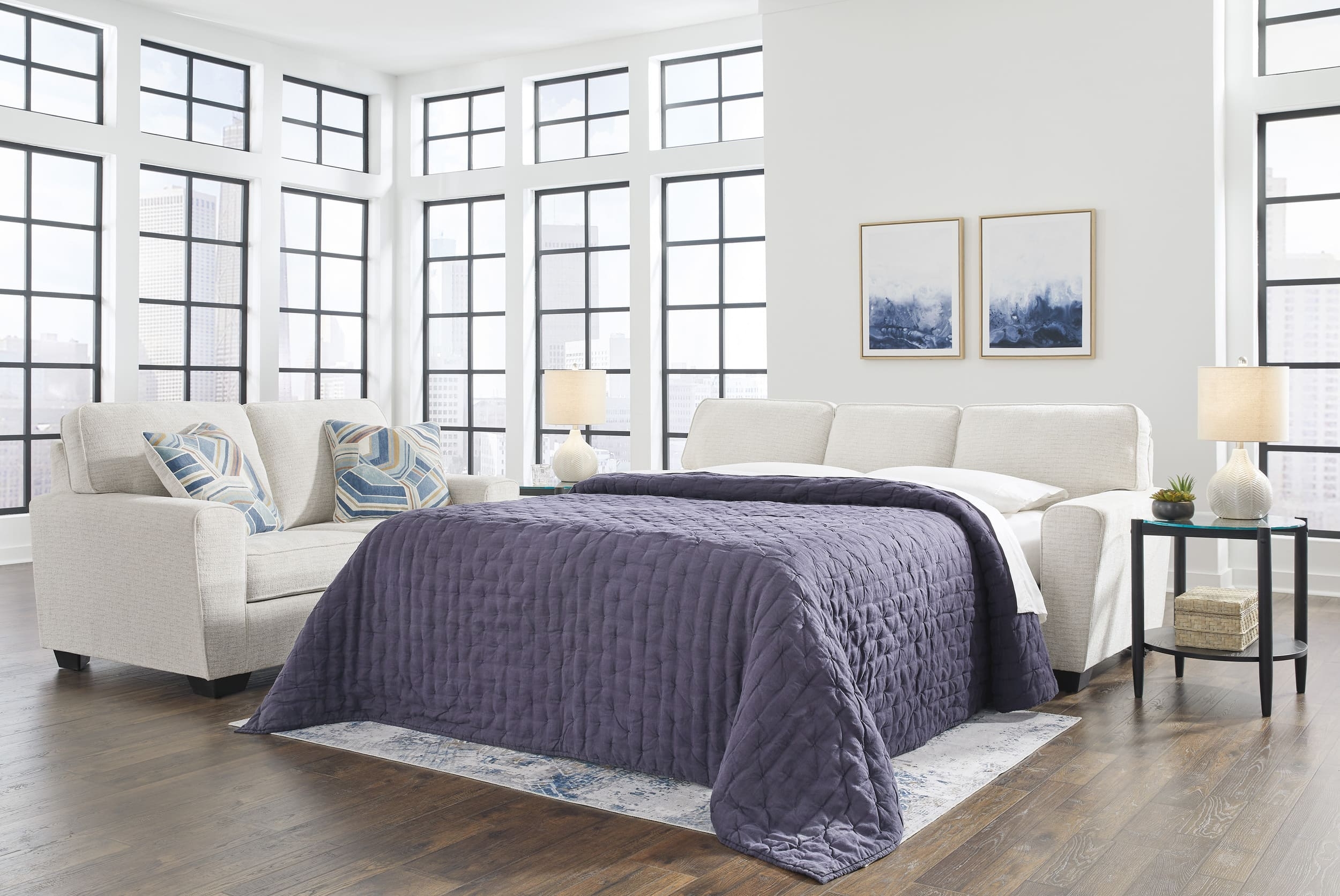 Ashley Cashton Queen Sofa Sleeper And Loveseat