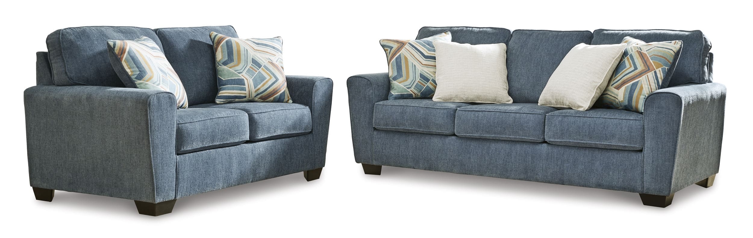 Ashley Cashton Polyester Sofa And Loveseat