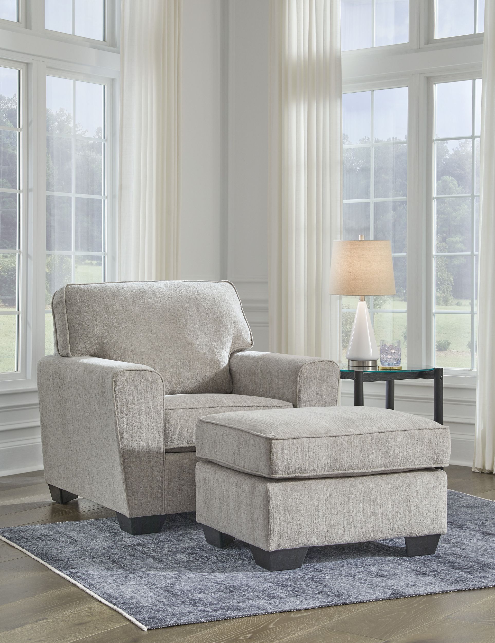 Cashton Polyester Ottoman