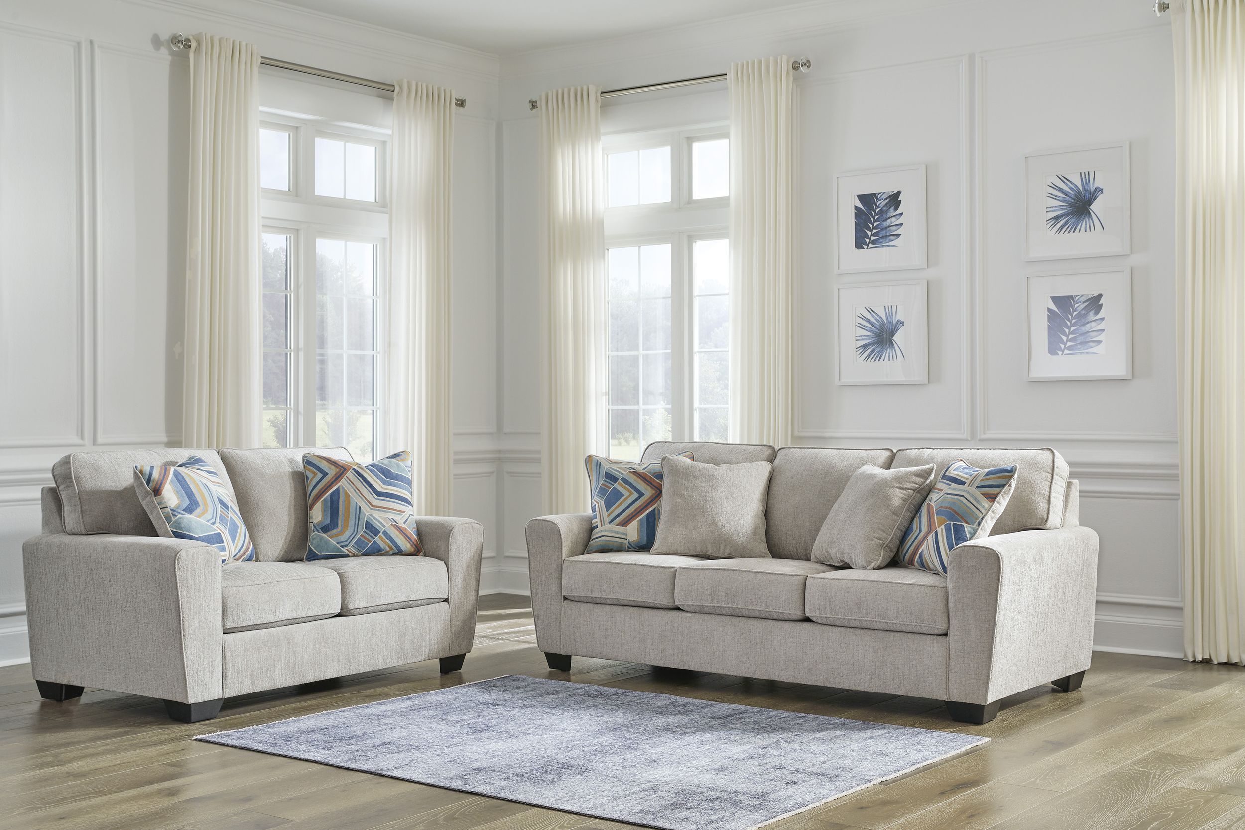 Cashton Polyester Living Room Set
