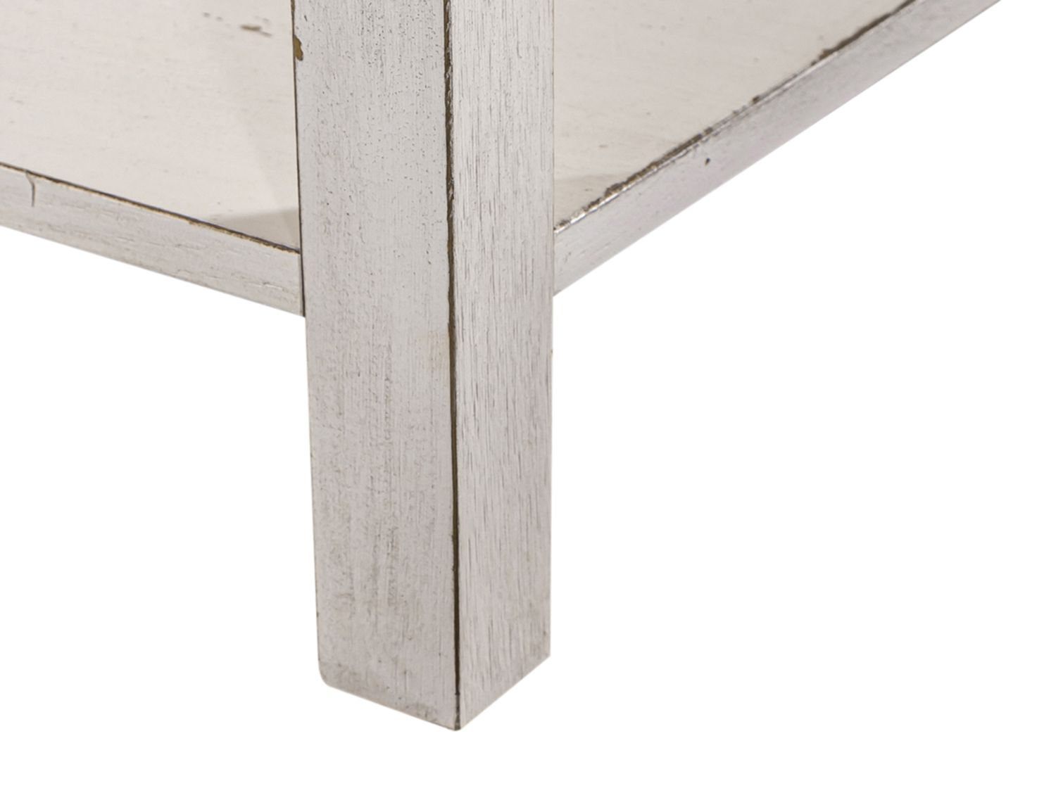 Modern Farmhouse Rectangular Wood Chair Side Table w/Drawer