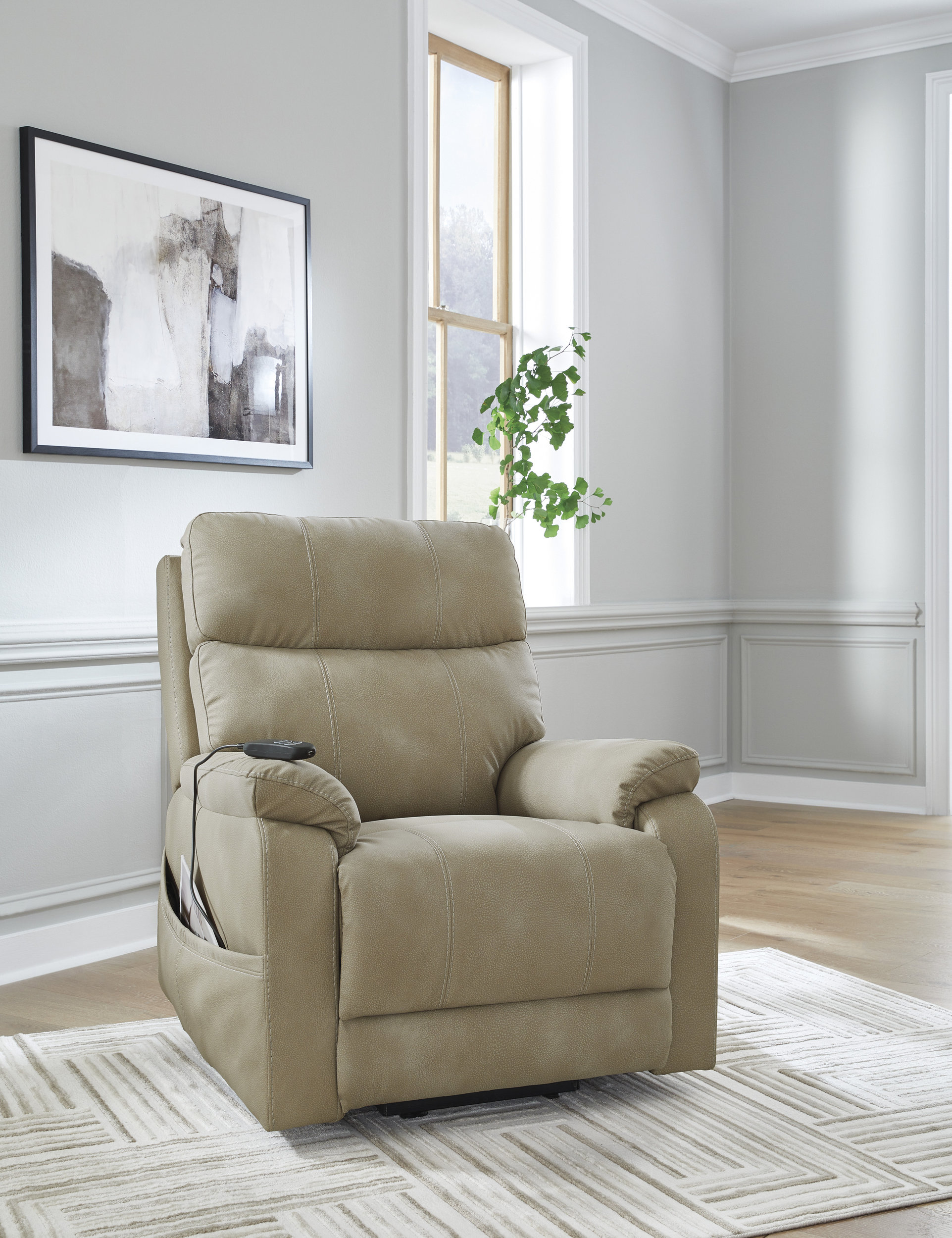 Ashley Next-Gen Durapella Faux Leather Power Lift Recliner