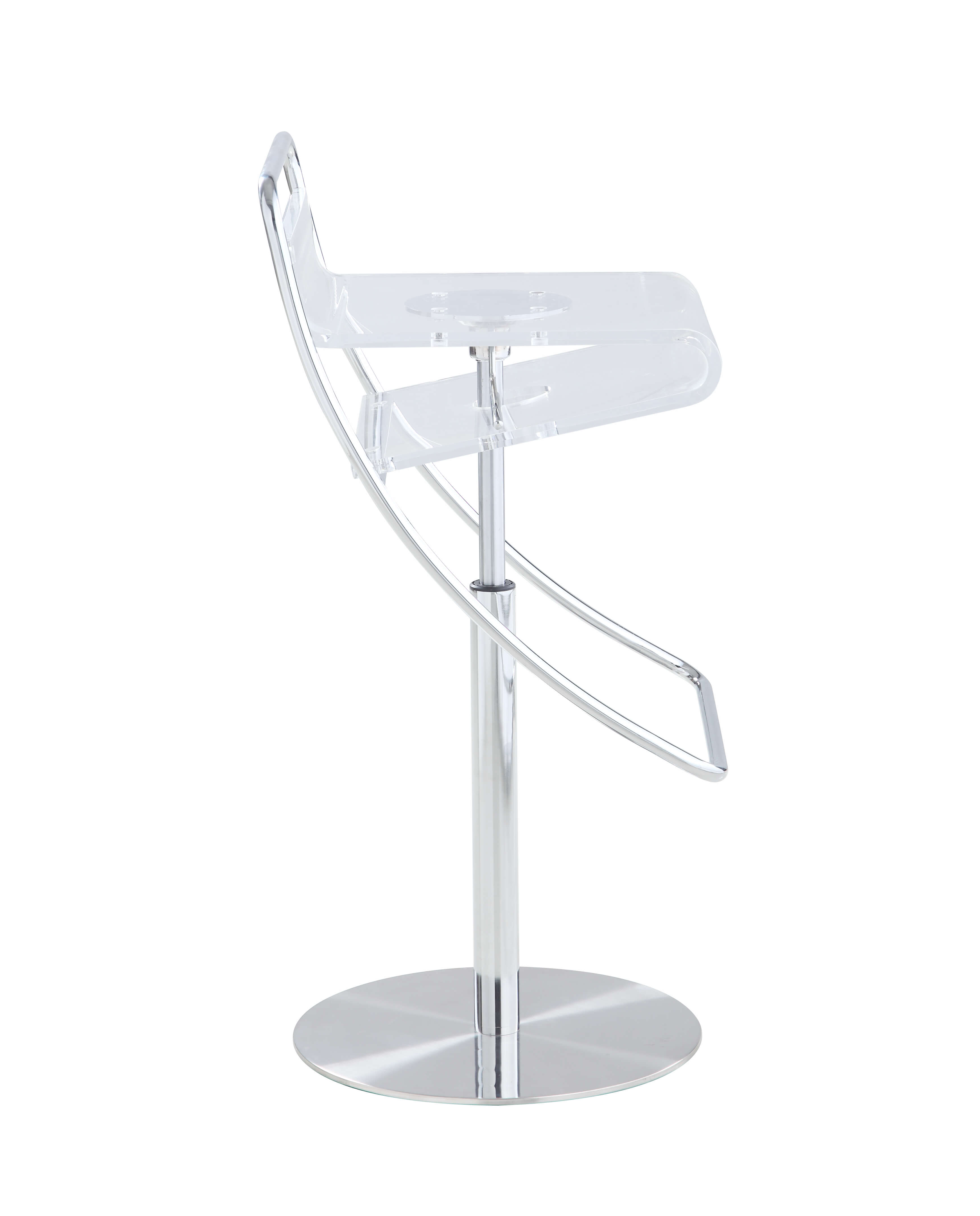 4080 Acrylic Adjustable Height Stool