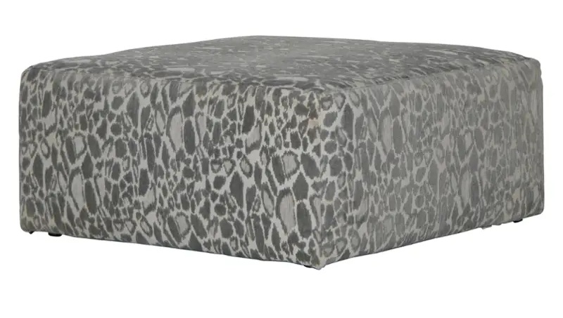SM Lamar Fabric Chenille Ottoman