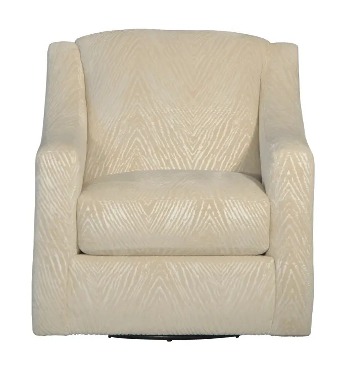 SM Lamar Fabric Chenille Sviwel Armchair