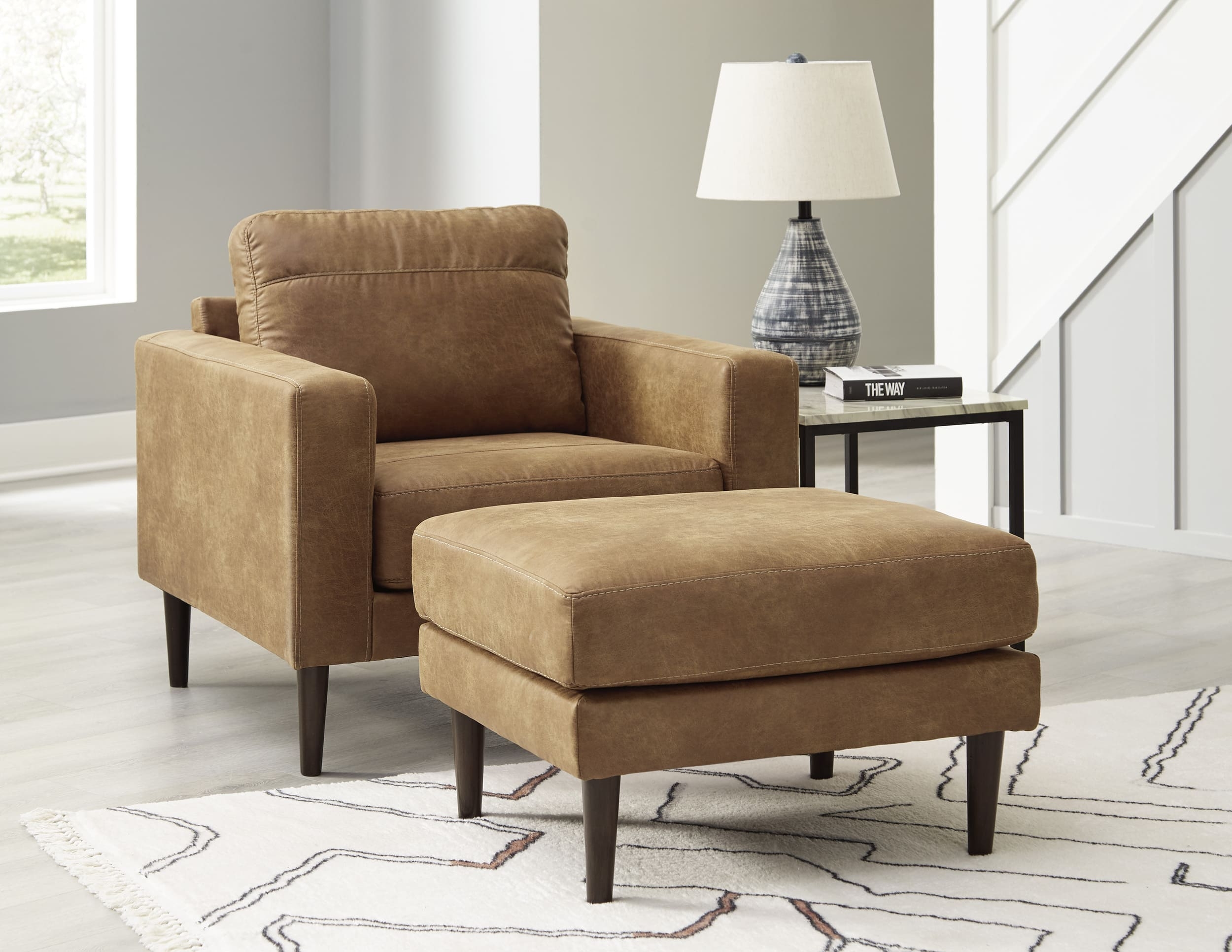 Ashley Telora Chair And Ottoman