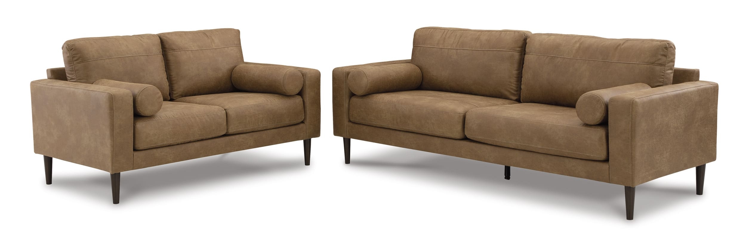 Ashley Telora Polyester Sofa and loveseat
