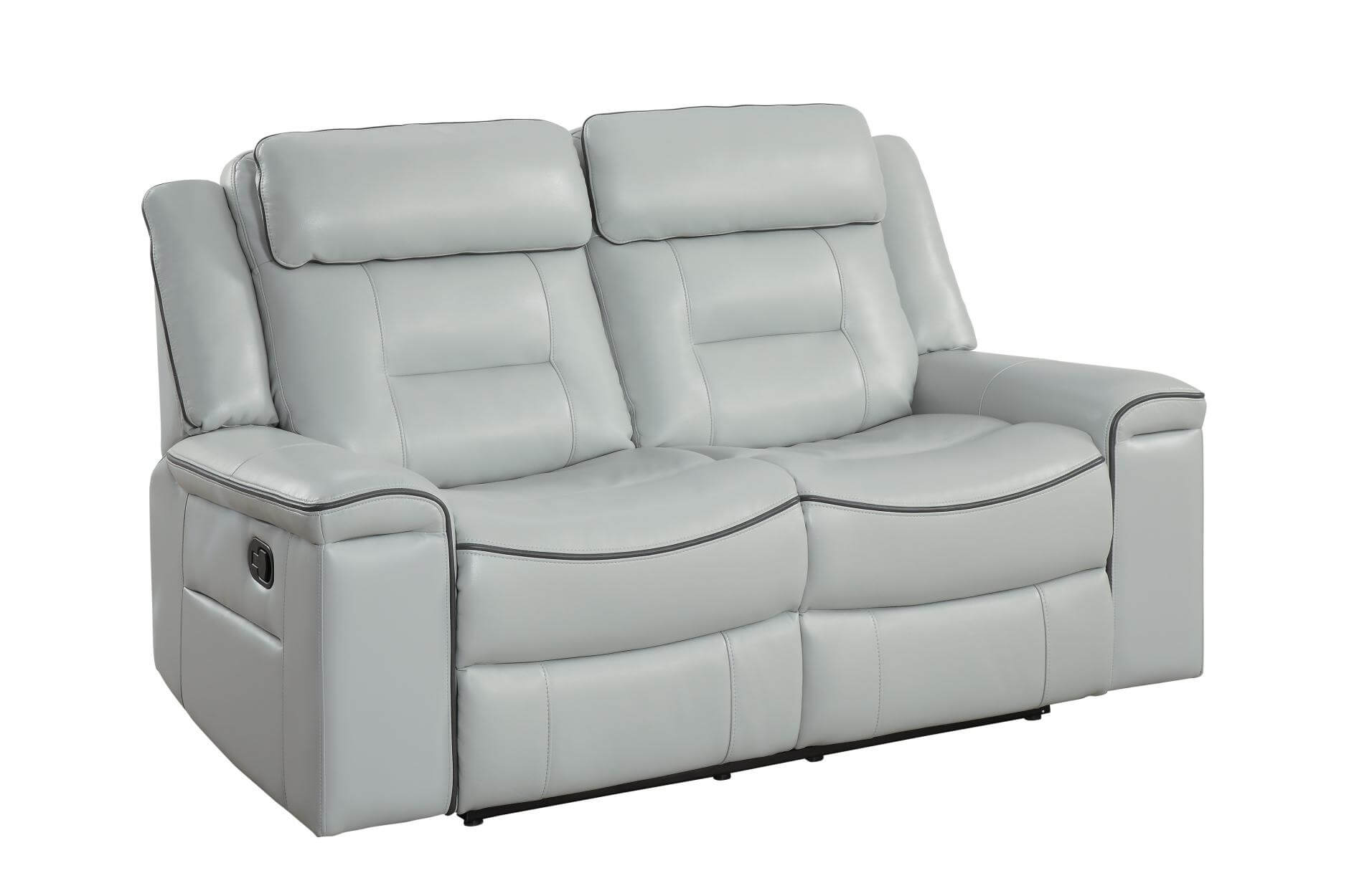 Darwan Leather Gel Match Living Room Set by Homelegance