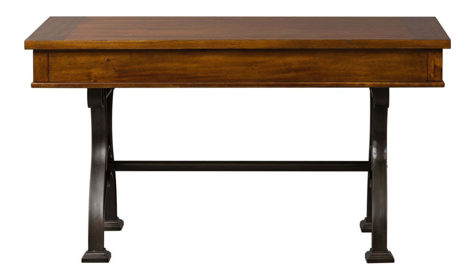 Arlington House Rectangular Wood/Metal Writing Desk w/3 Drawers