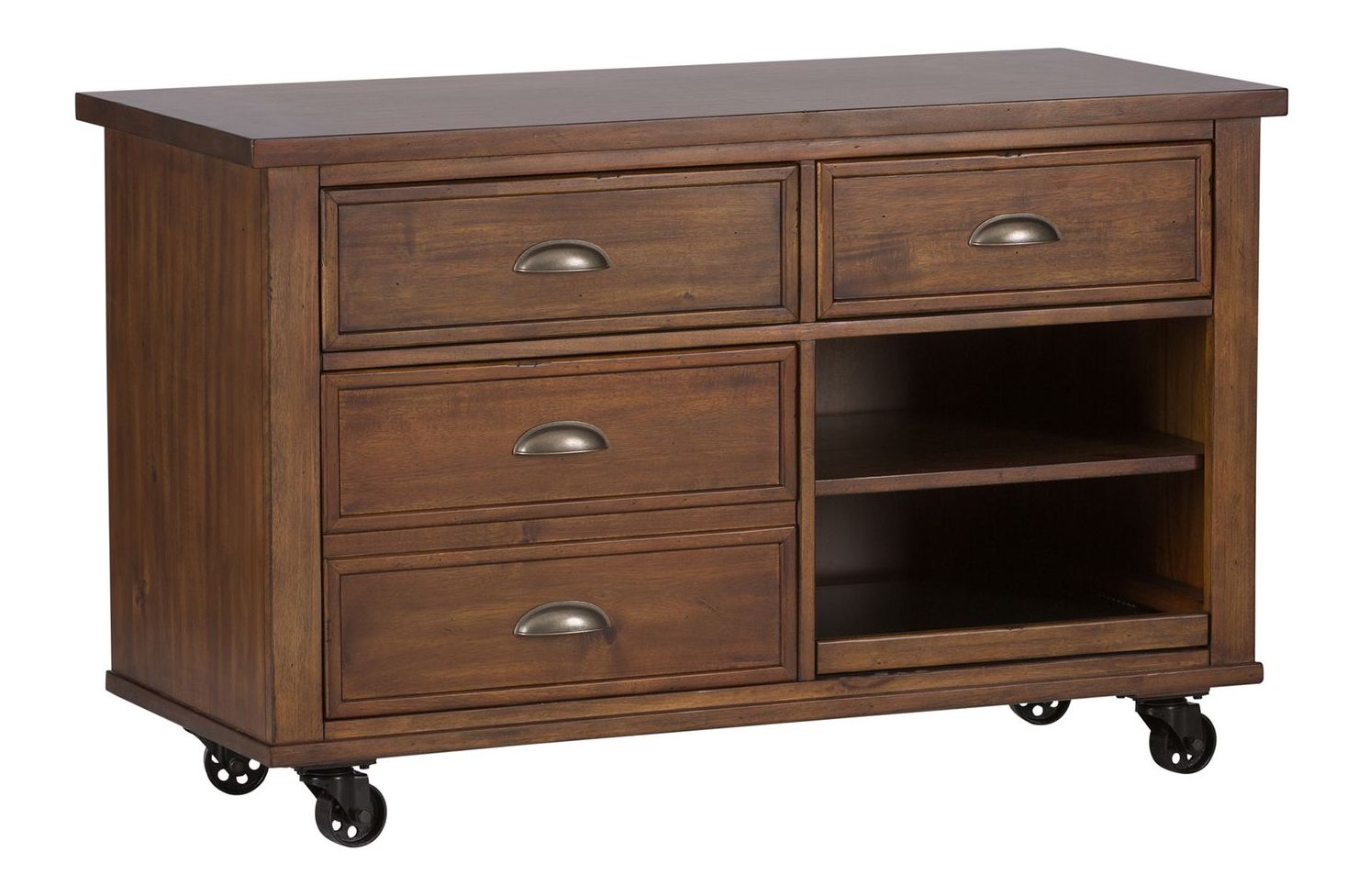 Arlington House Industrial Wood & Metal Writing Desk