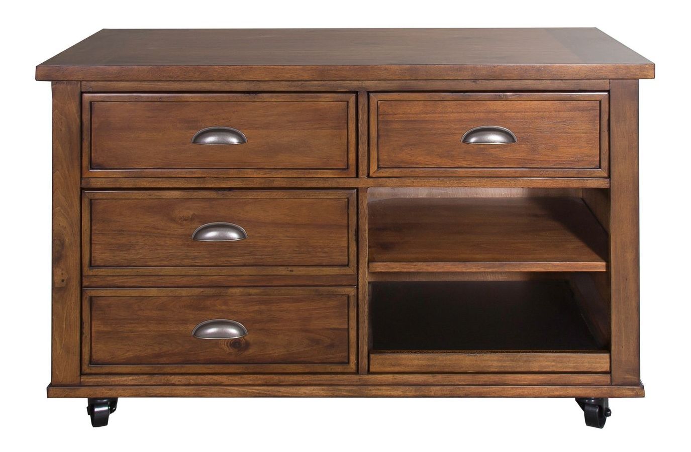Arlington House Industrial Wood & Metal Writing Desk