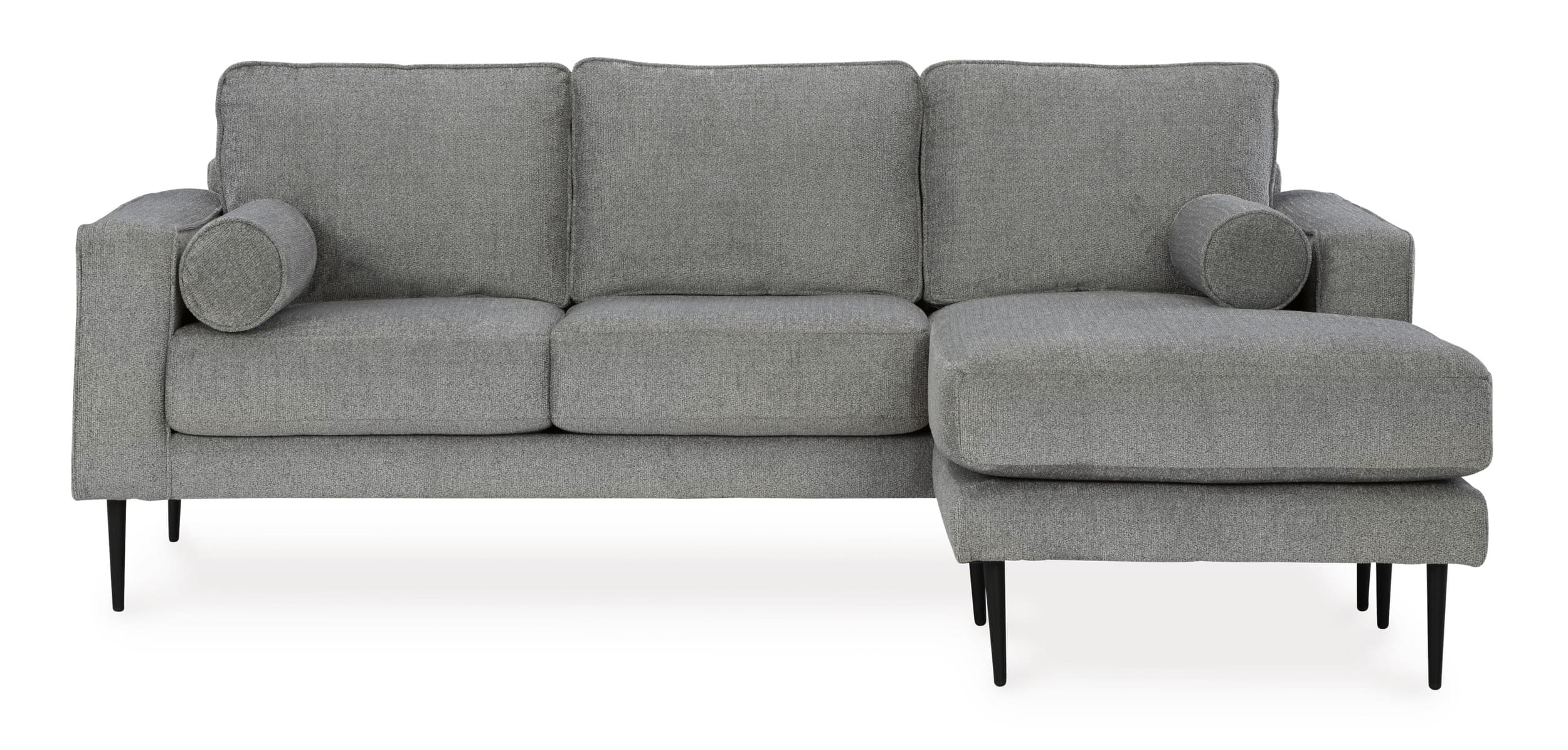 Hazela Polyester L-Shaped Sectional Sofa w/Right Arm Chaise Facing