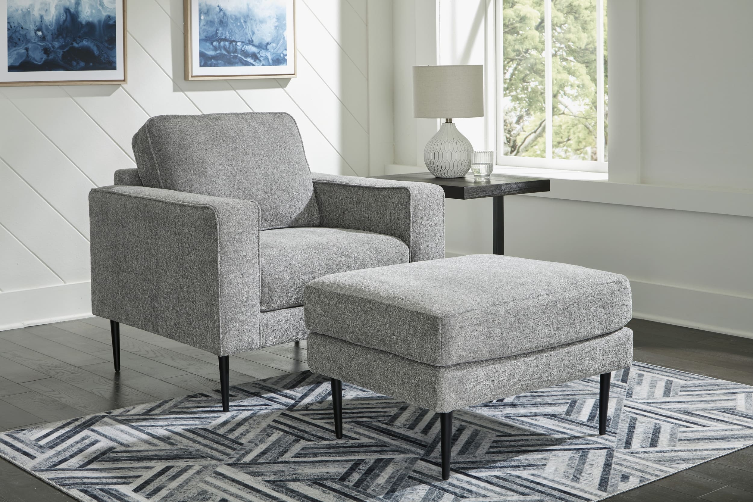 Hazela Polyester Ottoman