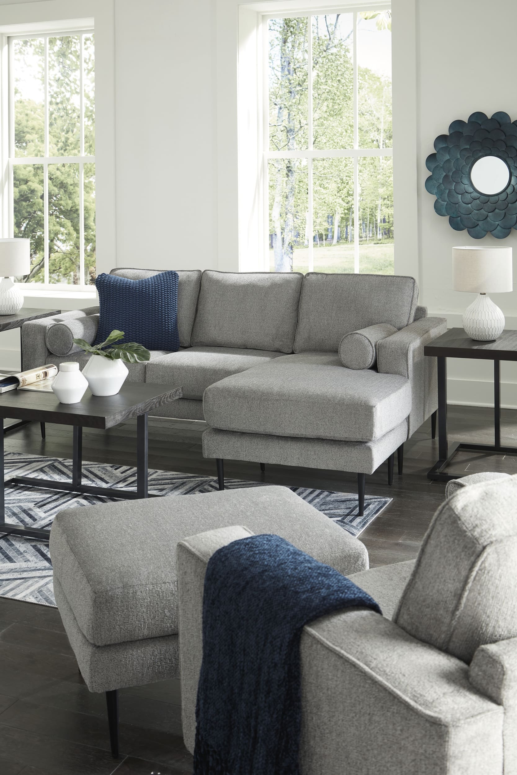 Hazela Polyester Ottoman