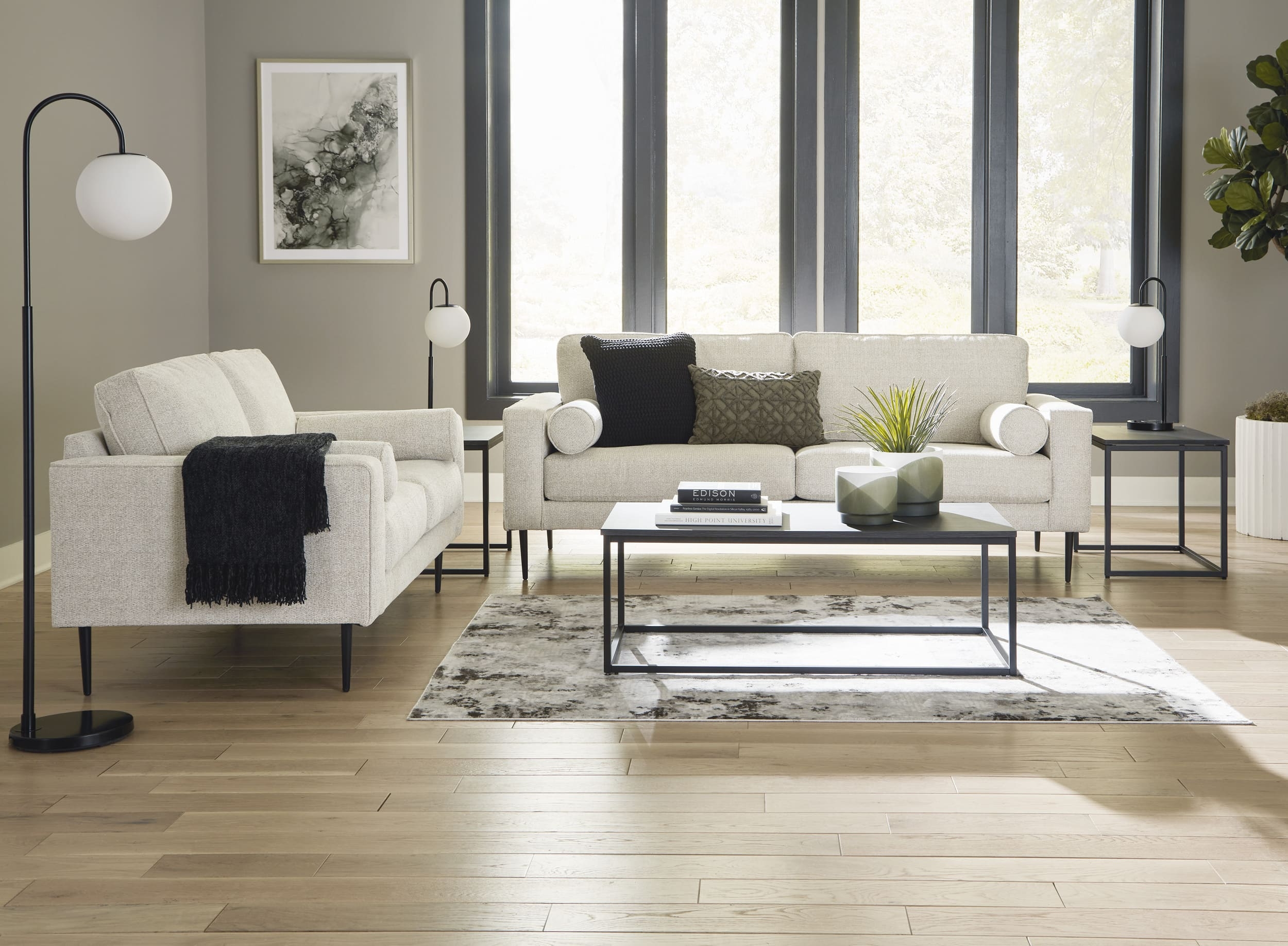 Hazela Polyester Loveseat
