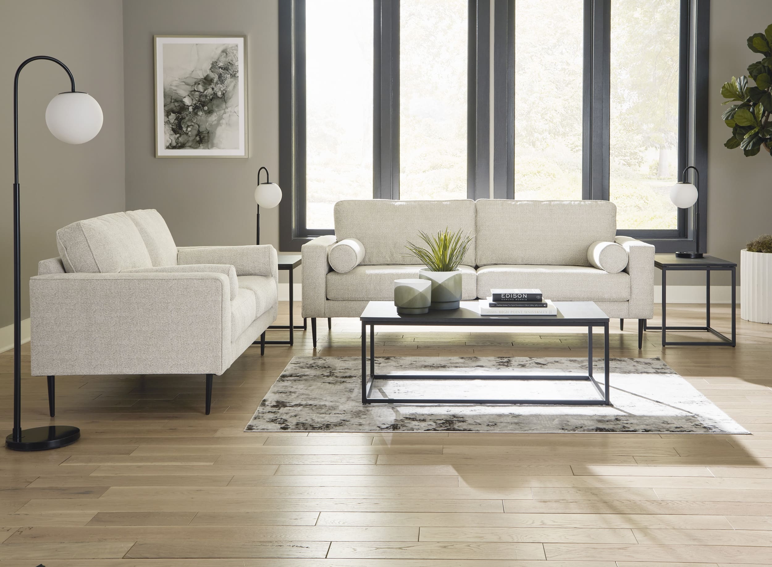 Ashley Hazela Sofa And Loveseat