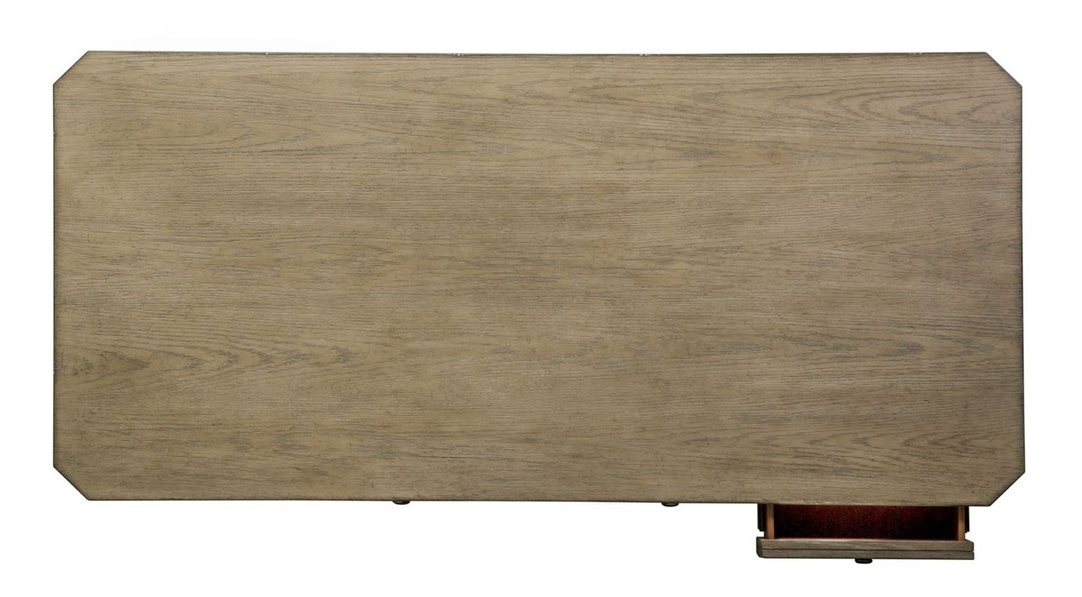 Simply Elegant Wood Writing Desk | Heathered Taupe