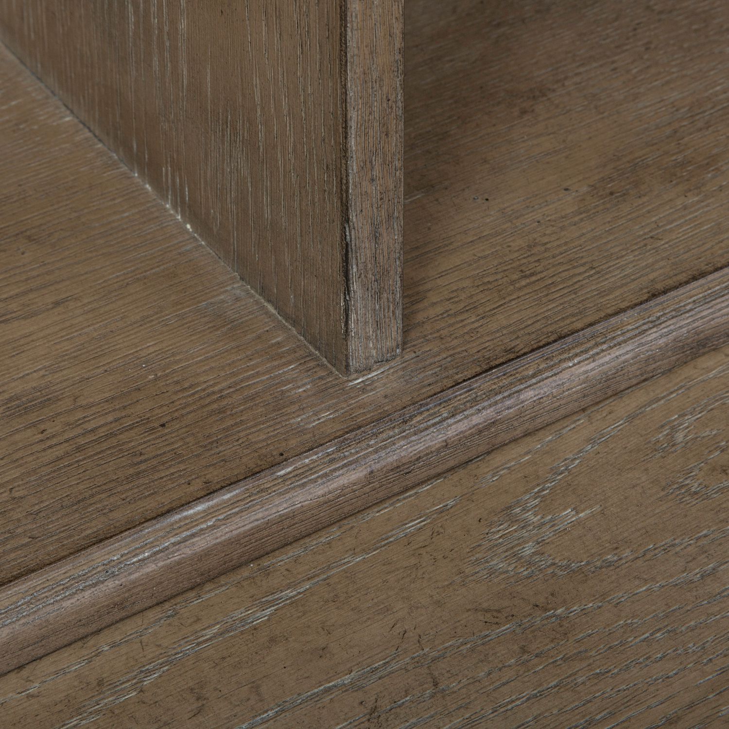 Simply Elegant Wood Writing Desk | Heathered Taupe