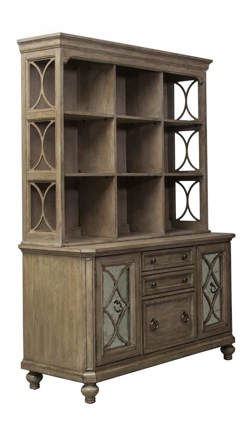 Simply Elegant Wood Writing Desk | Heathered Taupe