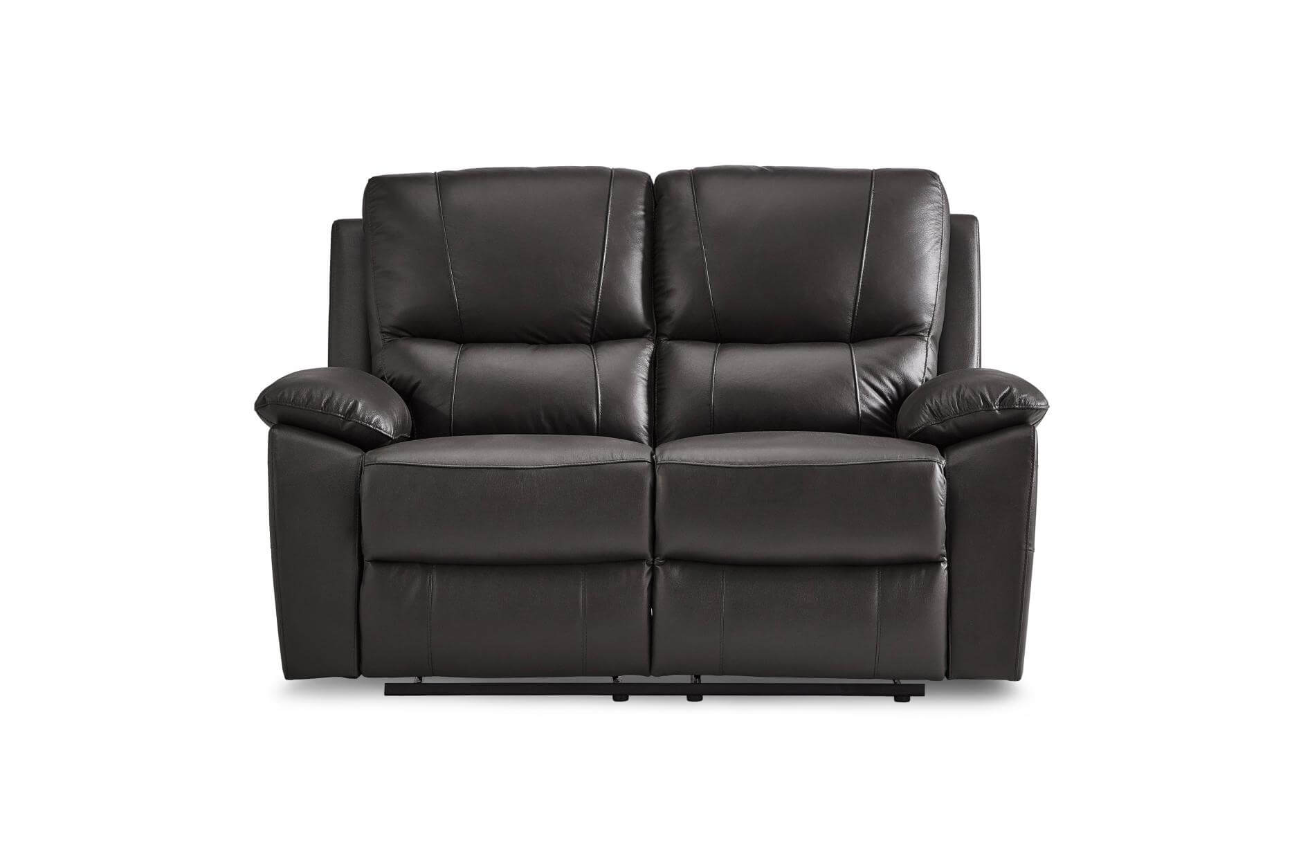 Greeley Leather Loveseat by Homelegance