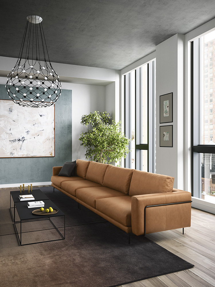 Sky Medium Polyamide Ombre Pattern Rug
