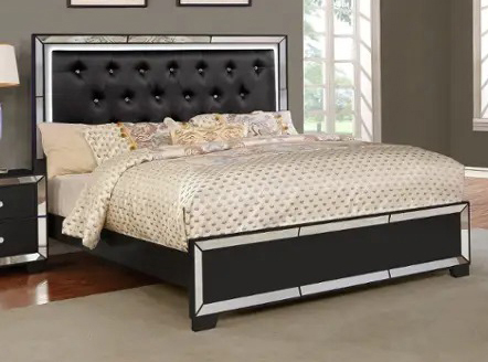 SM Nella Wood/Fabric Bed