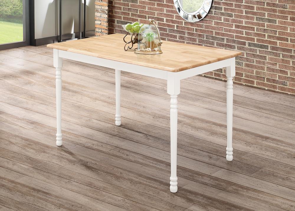 Taffee Wood Rectangle Dining Table