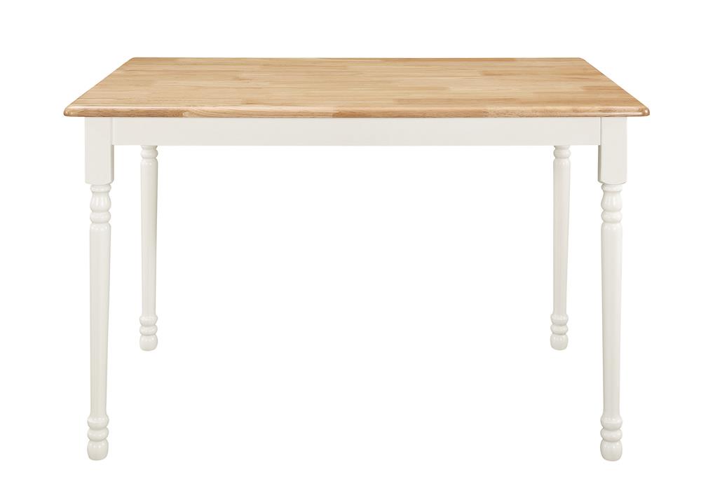 Taffee Wood Rectangle Dining Table