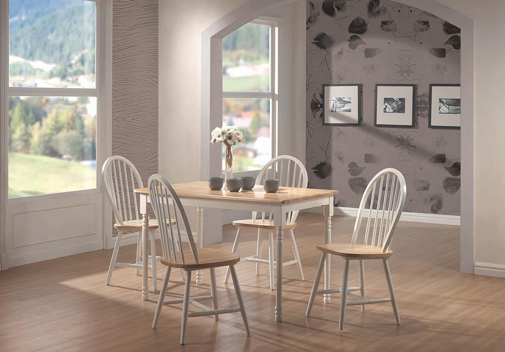 Taffee Wood Rectangle Dining Table