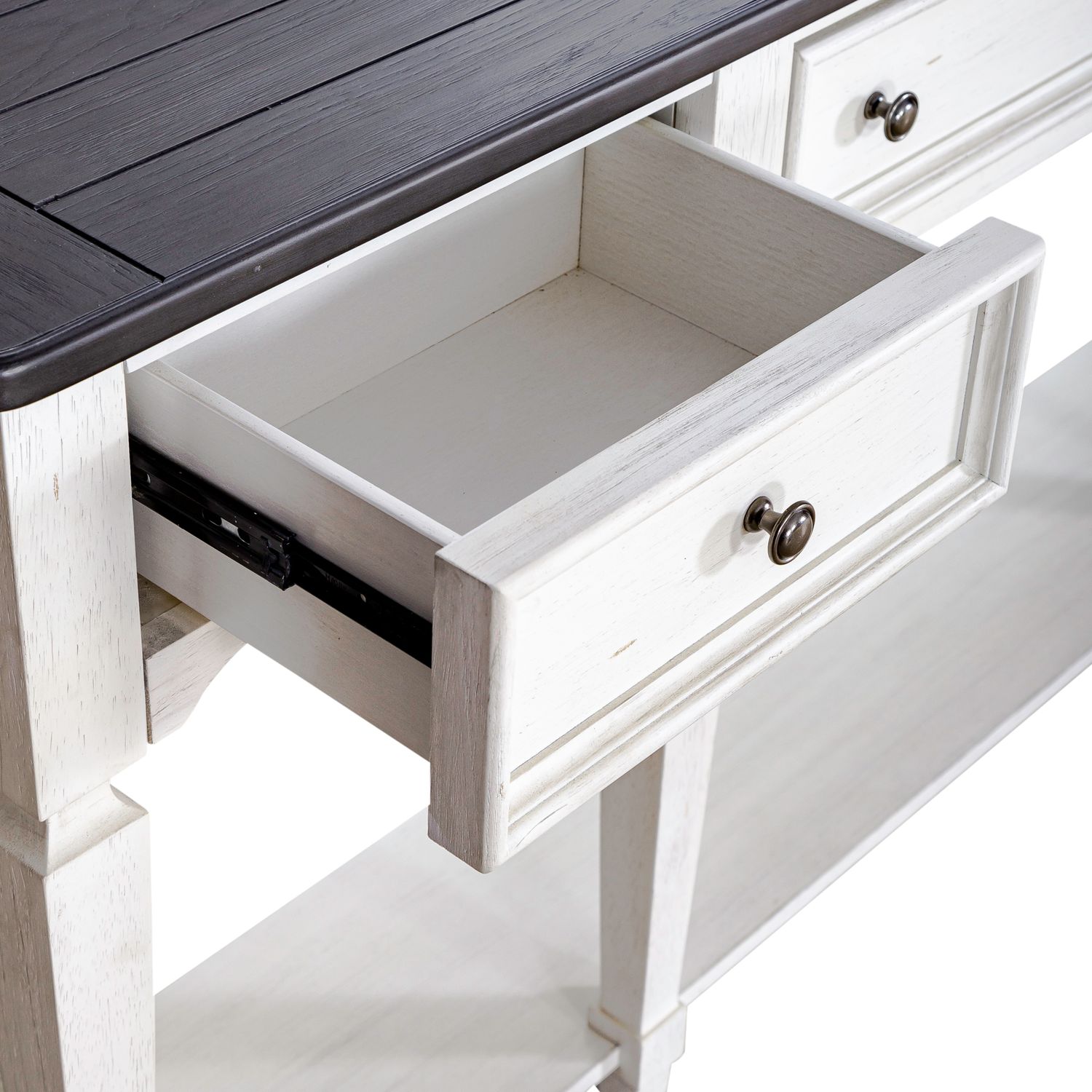 Allyson Park Rectangular Wood 72-Inch Hall Table w/3 Drawers